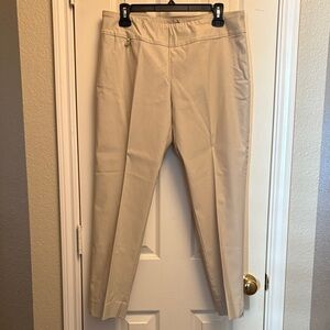 Women's Straight Leg Pants in Beige